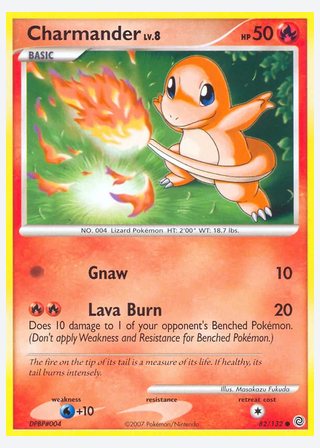 Charmander — catalogusbeeld