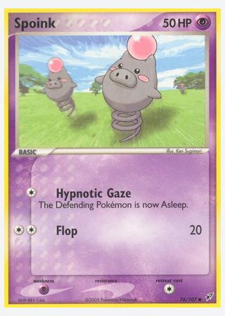 Spoink — catalogusbeeld