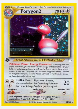 Porygon2 — catalogusbeeld