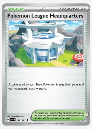 Pokémon League Headquarters — catalogusbeeld