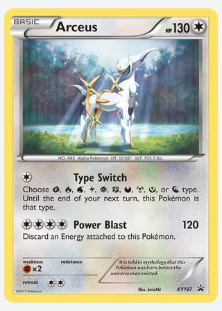 Arceus — catalogusbeeld