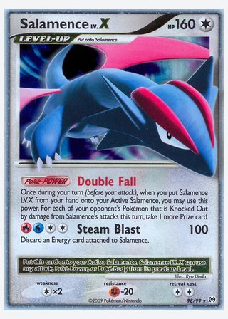 Salamence LV.X — catalogusbeeld
