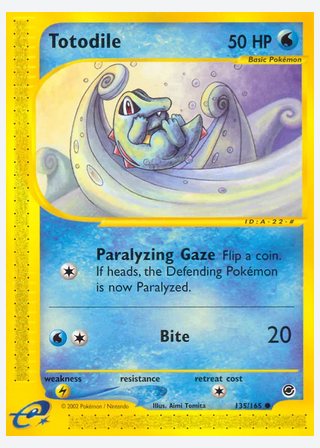 Totodile — catalogusbeeld