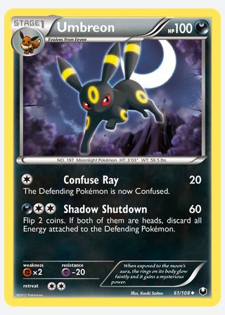 Umbreon — catalogusbeeld