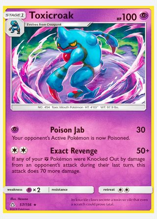 Toxicroak — catalogusbeeld