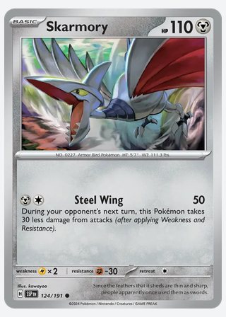 Skarmory — catalogusbeeld