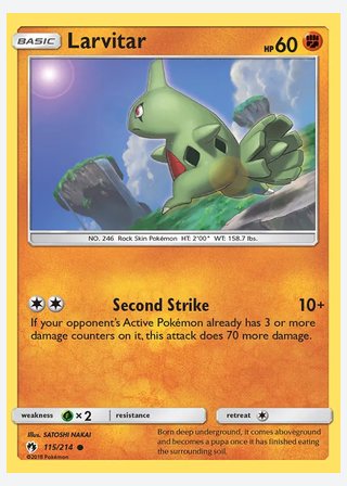 Larvitar — catalogusbeeld