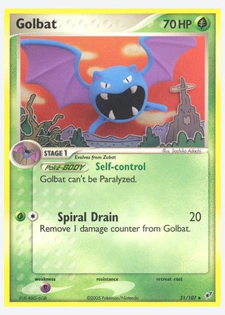 Golbat — catalogusbeeld