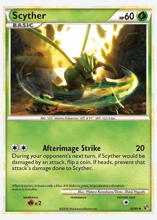 Scyther — catalogusbeeld