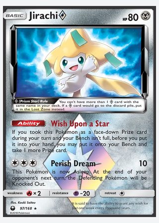 Jirachi ◇ — catalogusbeeld