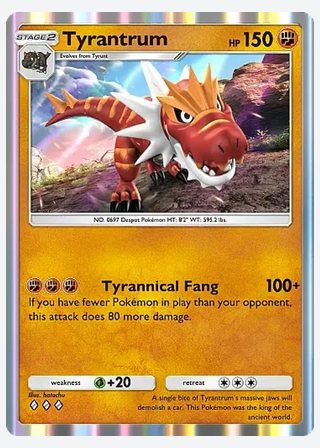 Tyrantrum — catalogusbeeld