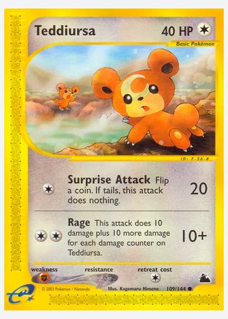 Teddiursa — catalogusbeeld