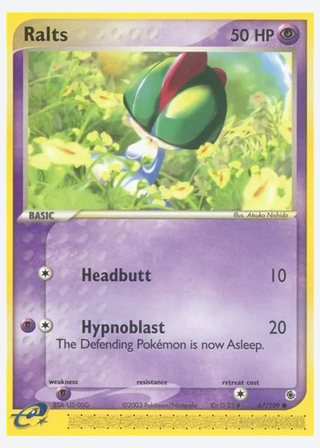 Ralts — catalogusbeeld