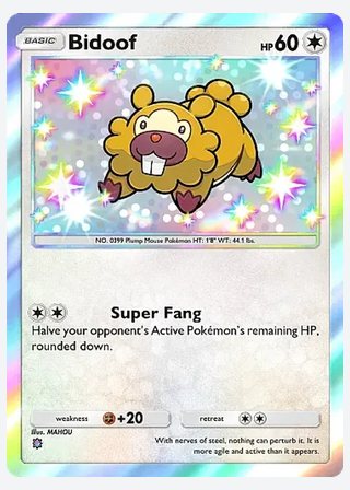 Bidoof — catalogusbeeld