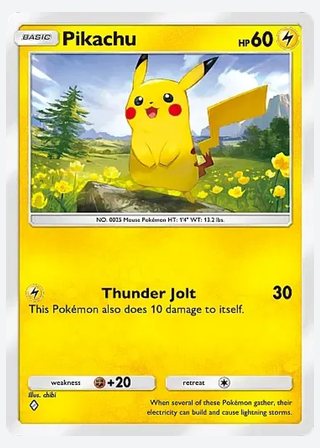 Pikachu — catalogusbeeld