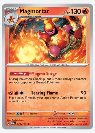 Magmortar — catalogusbeeld