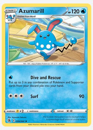 Azumarill — catalogusbeeld