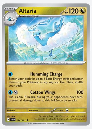 Altaria — catalogusbeeld