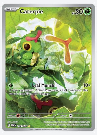 Caterpie — catalogusbeeld