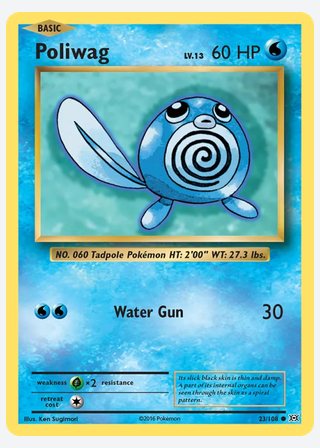 Poliwag — catalogusbeeld