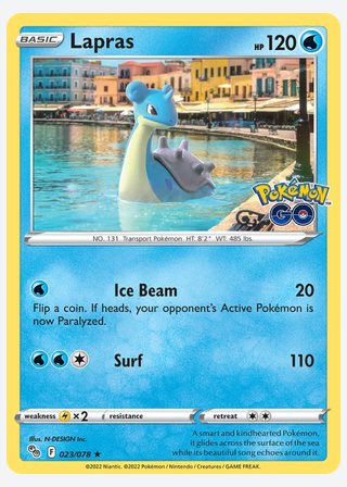 Lapras — catalogusbeeld