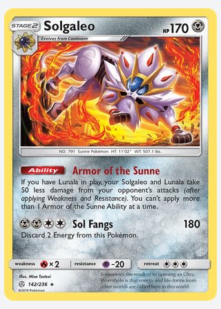 Solgaleo — catalogusbeeld