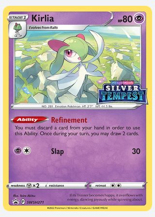 Kirlia — catalogusbeeld