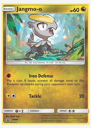 Jangmo-o — catalogusbeeld