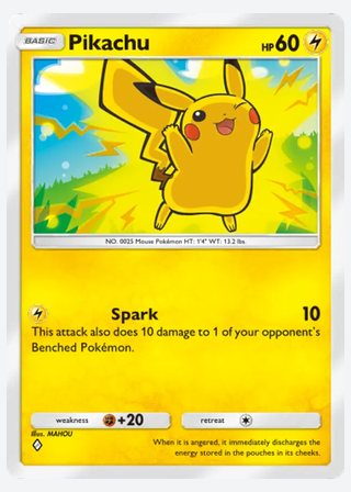 Pikachu — catalogusbeeld