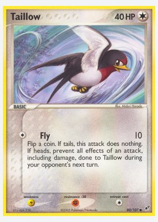 Taillow — catalogusbeeld