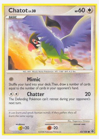Chatot — catalogusbeeld