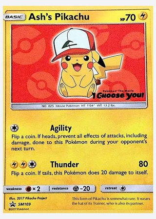 Ash's Pikachu — catalogusbeeld