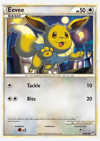 Eevee — catalogusbeeld