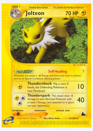 Jolteon — catalogusbeeld