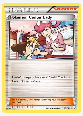 Pokémon Center Lady — catalogusbeeld