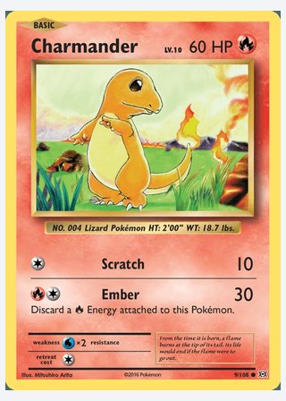 Charmander — catalogusbeeld