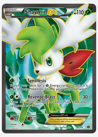 Shaymin-EX — catalogusbeeld