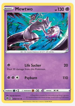 Mewtwo — catalogusbeeld