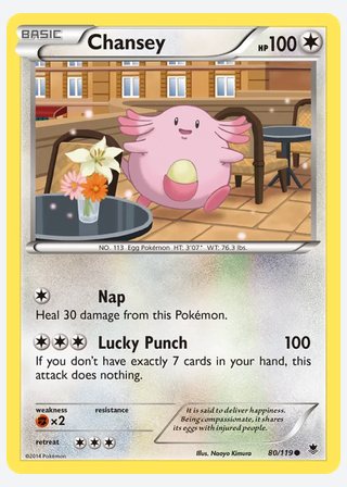 Chansey — catalogusbeeld