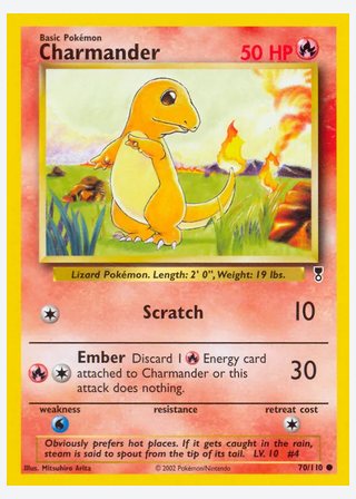 Charmander — catalogusbeeld