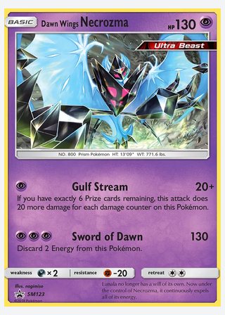 Dawn Wings Necrozma — catalogusbeeld