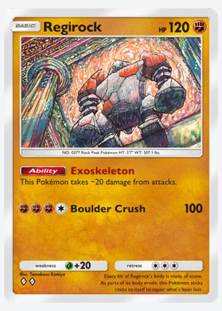 Regirock — catalogusbeeld