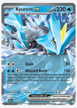 Kyurem ex — catalogusbeeld