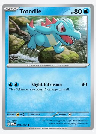 Totodile — catalogusbeeld
