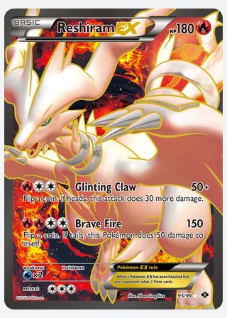 Reshiram-EX — catalogusbeeld