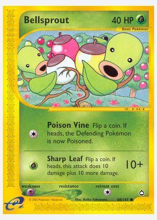 Bellsprout — catalogusbeeld