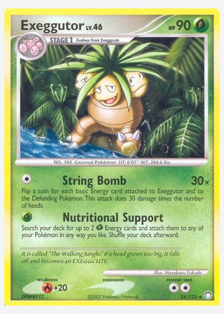 Exeggutor — catalogusbeeld