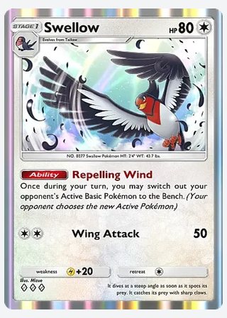 Swellow — catalogusbeeld