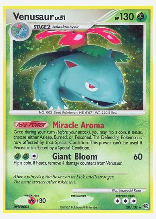 Venusaur — catalogusbeeld