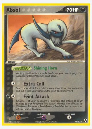 Absol — catalogusbeeld